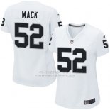 Camiseta Oakland Raiders Mack Blanco Nike Game NFL Mujer