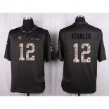 Camiseta Oakland Raiders Stabler Apagado Gris Nike Anthracite Salute To Service NFL Hombre