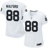 Camiseta Oakland Raiders Walford Blanco Nike Game NFL Mujer