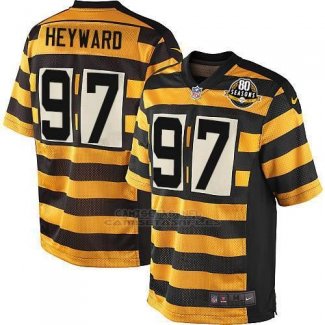 Camiseta Pittsburgh Steelers Heyward Amarillo Nike Game NFL Nino