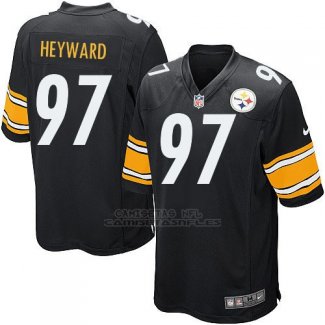 Camiseta Pittsburgh Steelers Heyward Negro Nike Game NFL Hombre