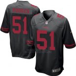 Camiseta San Francisco 49ers Hooges Negro Nike Game NFL Hombre