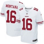 Camiseta San Francisco 49ers Montana Blanco Nike Elite NFL Hombre