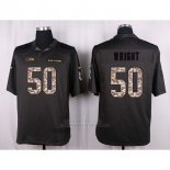 Camiseta Seattle Seahawks Wright Apagado Gris Nike Anthracite Salute To Service NFL Hombre