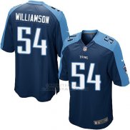 Camiseta Tennessee Titans Williamson Azul Oscuro Nike Game NFL Nino