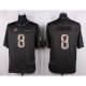 Camiseta Washington Commanders Cousins Apagado Gris Nike Anthracite Salute To Service NFL Hombre