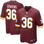 Camiseta Washington Commanders Cravens Rojo Nike Game NFL Marron Hombre