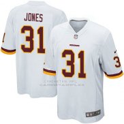 Camiseta Washington Commanders Jones Blanco Nike Game NFL Hombre