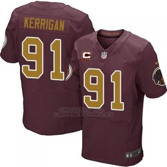 Camiseta Washington Commanders Kerrigan Apagado Rojo Nike Elite NFL Hombre