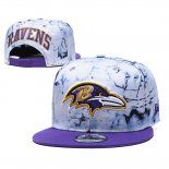 Gorra Baltimore Ravens 9FIFTY Snapback Blanco Violeta