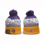 Gorro Beanie Minnesota Vikings Sideline Violeta Gris