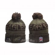 Gorro Beanie Philadelphia Eagles New Era Verde Militar