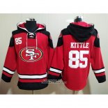 Sudaderas con Capucha San Francisco 49ers George Kittle Rojo