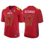 Camiseta AFC Alexander Rojo 2017 Pro Bowl NFL Hombre