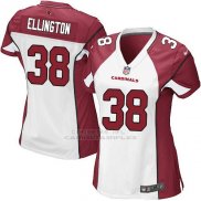 Camiseta Arizona Cardinals Ellington Blanco Rojo Nike Game NFL Mujer