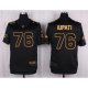 Camiseta Arizona Cardinals Iupati Negro Nike Elite Pro Line Gold NFL Hombre