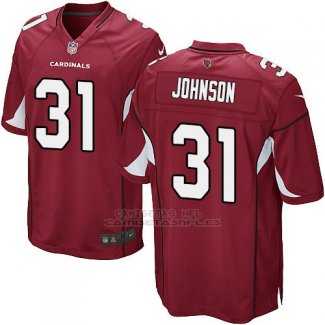 Camiseta Arizona Cardinals Johnson Rojo Nike Game NFL Hombre