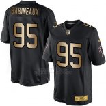 Camiseta Atlanta Falcons Babineaux Negro Nike Gold Elite NFL Hombre Camiseta Atlanta Falcons Babineaux Negro Nike Gold Elite NFL Hombre