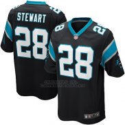 Camiseta Carolina Panthers Stewart Negro Nike Game NFL Nino