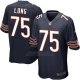 Camiseta Chicago Bears Long Blanco Negro Nike Game NFL Hombre