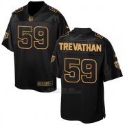 Camiseta Chicago Bears Trevathan Negro 2016 Nike Elite Pro Line Gold NFL Hombre