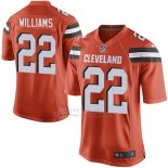 Camiseta Cleveland Browns Williams Naranja Nike Game NFL Nino