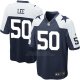 Camiseta Dallas Cowboys Lee Negro Blanco Nike Game NFL Nino