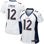 Camiseta Denver Broncos Caldwell Blanco Nike Game NFL Mujer