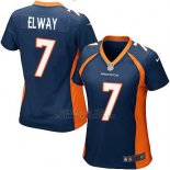Camiseta Denver Broncos Elway Azul Oscuro Nike Game NFL Mujer