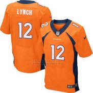 Camiseta Denver Broncos Lynch Naranja 2016 Nike Elite NFL Hombre