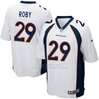 Camiseta Denver Broncos Roby Blanco Nike Game NFL Nino