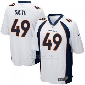 Camiseta Denver Broncos Smith Blanco Nike Game NFL Hombre