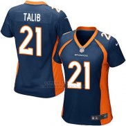 Camiseta Denver Broncos Talib Azul Oscuro Nike Game NFL Mujer