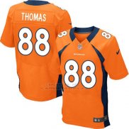 Camiseta Denver Broncos Thomas Naranja Nike Elite NFL Hombre