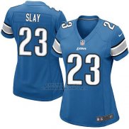 Camiseta Detroit Lions Slay Azul Nike Game NFL Mujer