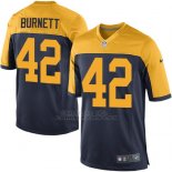 Camiseta Green Bay Packers Burnett Negro Amarillo Nike Game NFL Nino