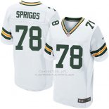 Camiseta Green Bay Packers Spriggs Blanco Nike Elite NFL Hombre