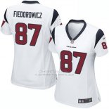 Camiseta Houston Texans Fiedorowicz Blanco Nike Game NFL Mujer