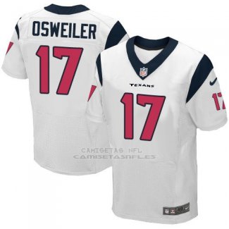 Camiseta Houston Texans Osweiler Blanco Nike Elite NFL Hombre
