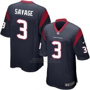 Camiseta Houston Texans Savage Negro Nike Game NFL Nino