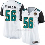 Camiseta Jacksonville Jaguars Fowler Jr Blanco Nike Game NFL Mujer