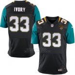 Camiseta Jacksonville Jaguars Ivory Negro 2016 Nike Elite NFL Hombre