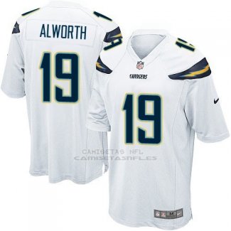 Camiseta Los Angeles Chargers Alworth Blanco Nike Game NFL Nino