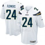 Camiseta Los Angeles Chargers Flowers Blanco Nike Game NFL Nino