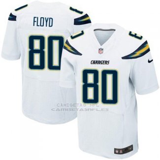 Camiseta Los Angeles Chargers Floyd Blanco Nike Elite NFL Hombre