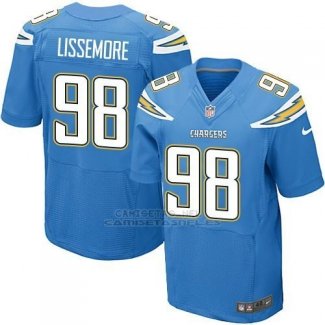 Camiseta Los Angeles Chargers Lissemore Azul Nike Elite NFL Hombre
