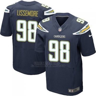 Camiseta Los Angeles Chargers Lissemore Profundo Azul Nike Elite NFL Hombre
