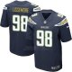 Camiseta Los Angeles Chargers Lissemore Profundo Azul Nike Elite NFL Hombre