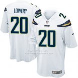 Camiseta Los Angeles Chargers Lowery Blanco Nike Game NFL Hombre