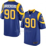 Camiseta Los Angeles Rams Brockers Azul Nike Game NFL Hombre Camiseta Los Angeles Rams Brockers Azul Nike Game NFL Hombre